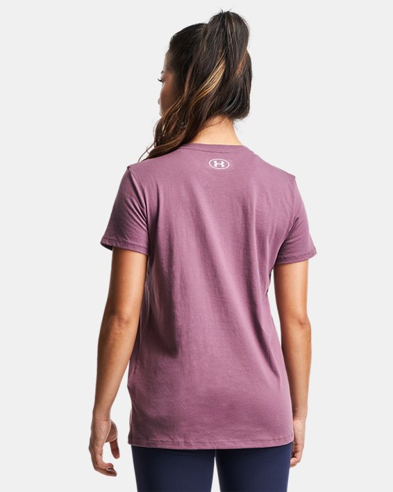 Women's UA Graphic T-Shirt, Purple, pdpMainDesktop image number 1